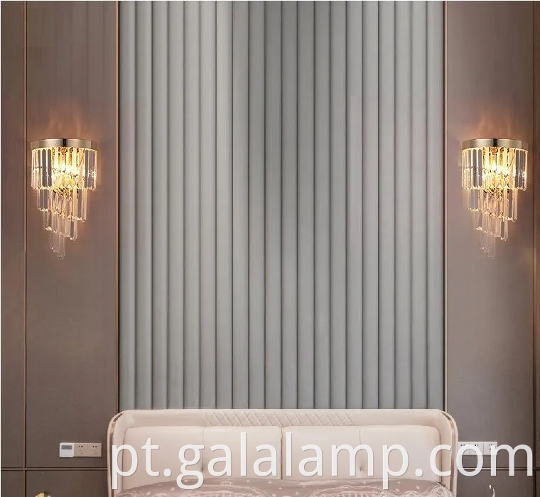 O elegante lustre de cristal nórdico para decoração de quarto luxuoso